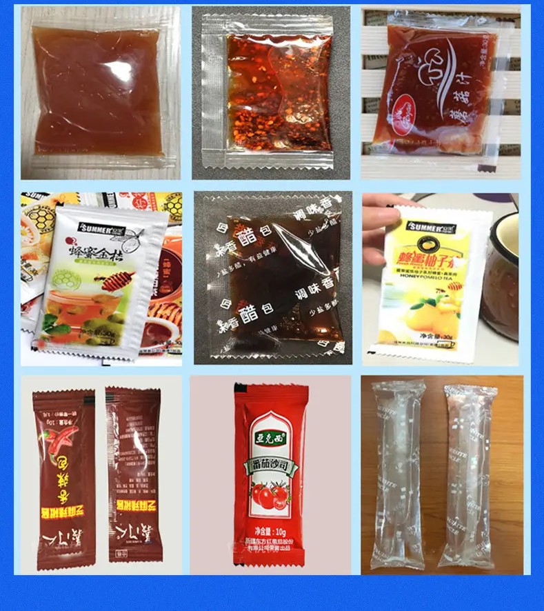 Automatic Plastic Bag Liquid Milk Fruit Juice Ice Lolly Popsicle Honey Packing Machine