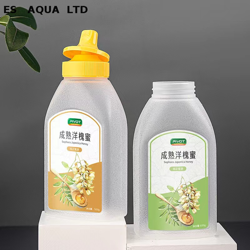 Custom Color Plastic Bottle Honey Sauce Lid 38 400 Easy Open Squeeze out Thumb Cap for Sauce Honey
