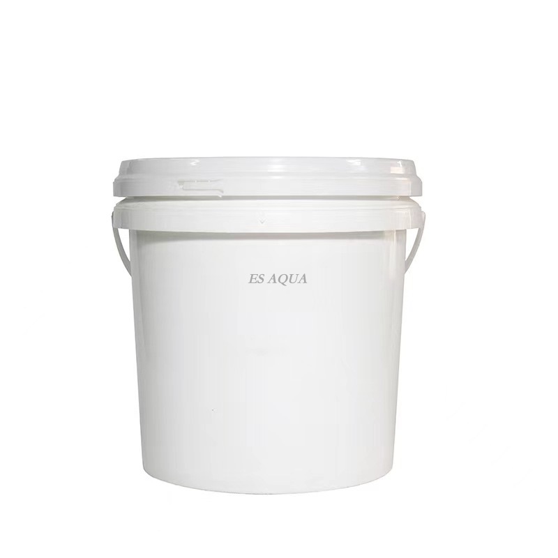 10L White Color Plastic Bucket Lid Plastic Food Container with Handles
