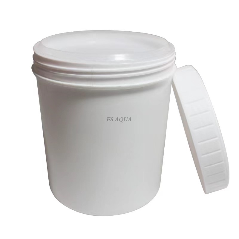 1L White PP Plastic Jar with Lid Factory Price Custom Colorndles